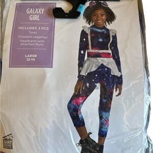 Galaxy Girl Costume Set - Blue and White